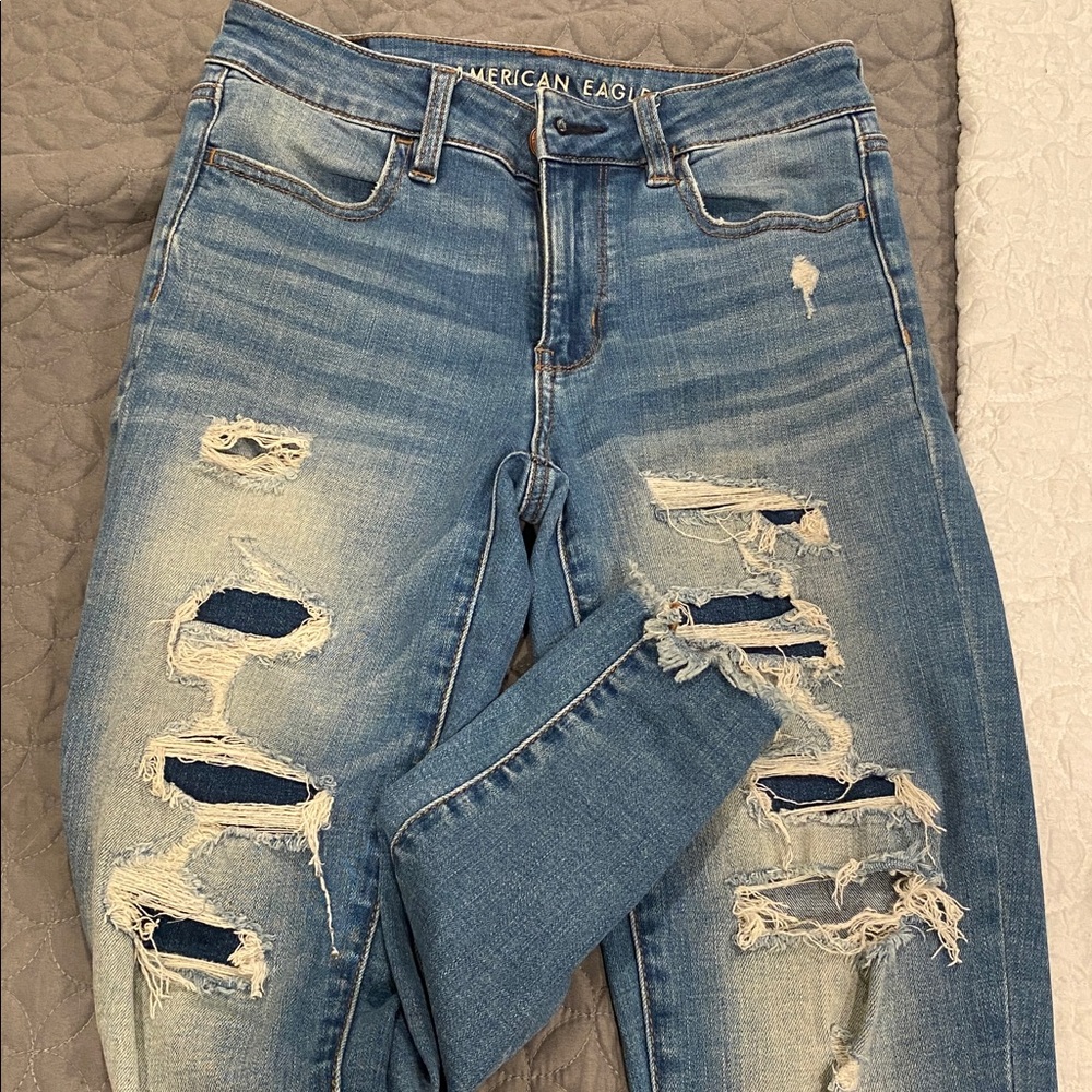 American Eagle Super stretch Jeggings 
size 4 Short